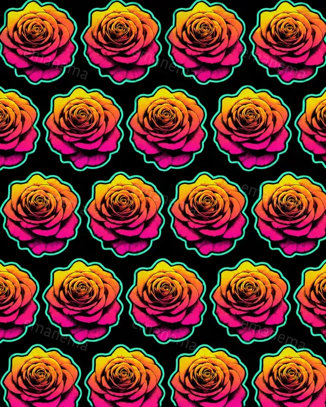 Pop Art Silkscreen Patterns