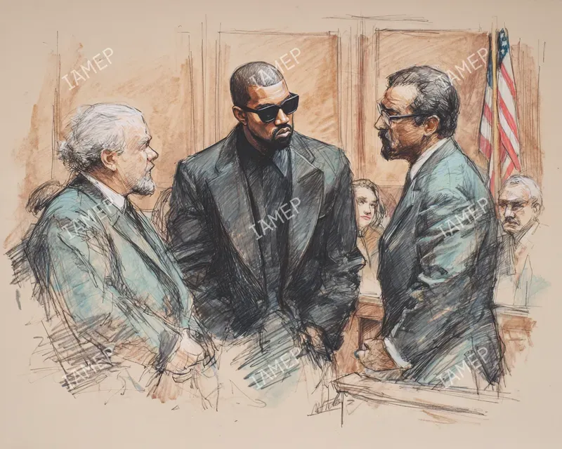 Realistic Courtroom Sketches