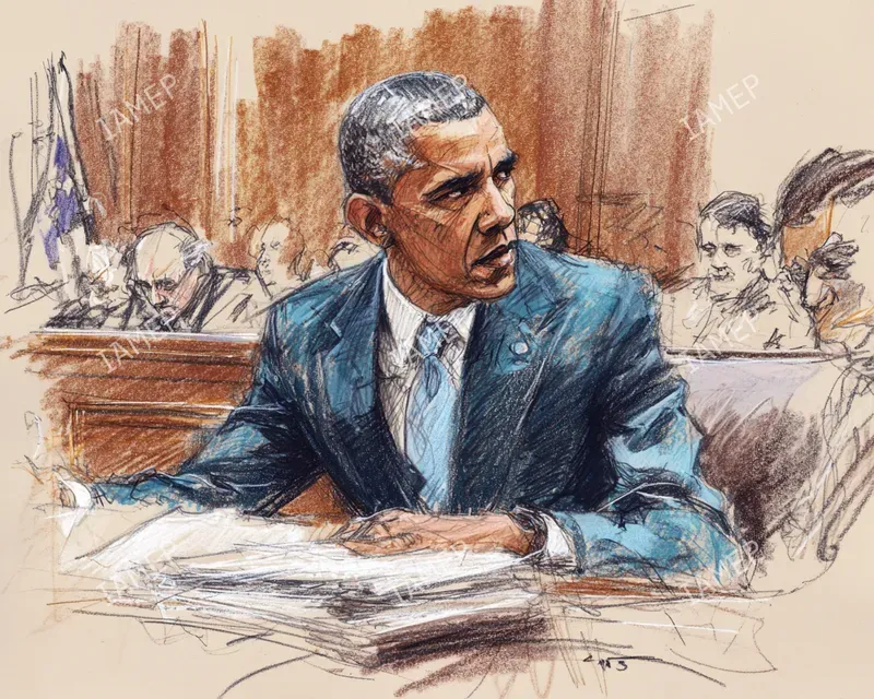 Realistic Courtroom Sketches