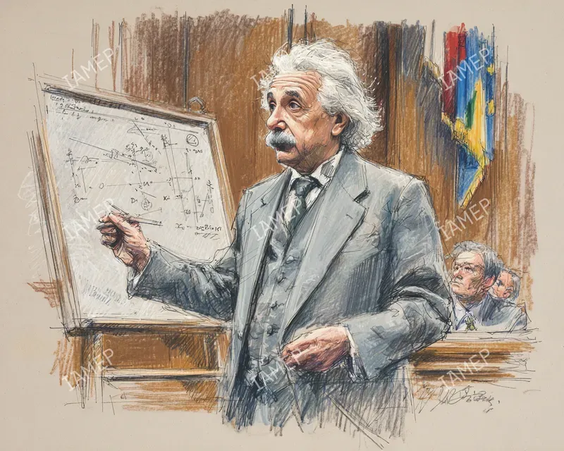 Realistic Courtroom Sketches