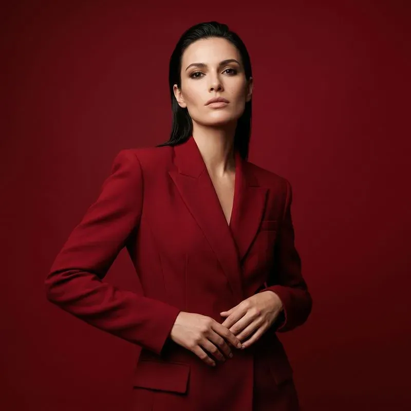 Monochromatic Studio Portrait Images