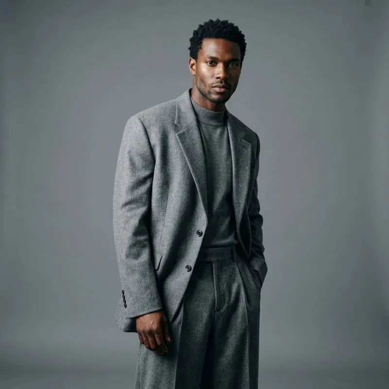 Monochromatic Studio Portrait Images