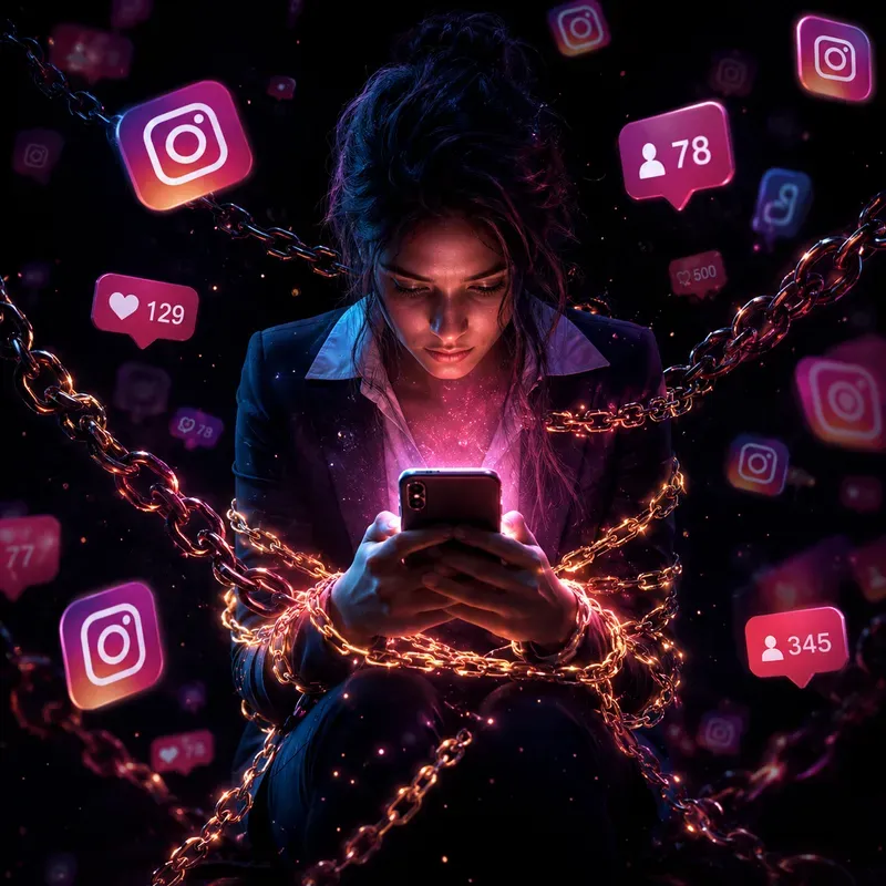 Digital Addiction Portraits
