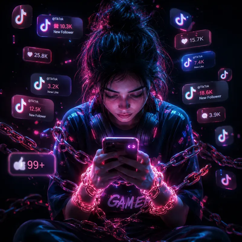 Digital Addiction Portraits