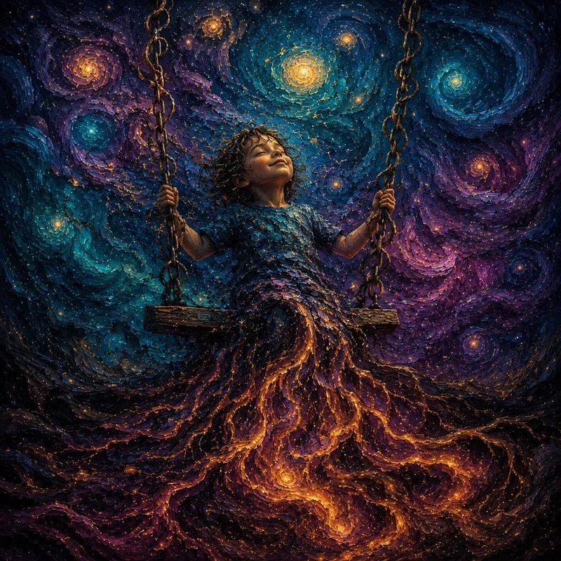 Vanishing Into Color Painted Souls