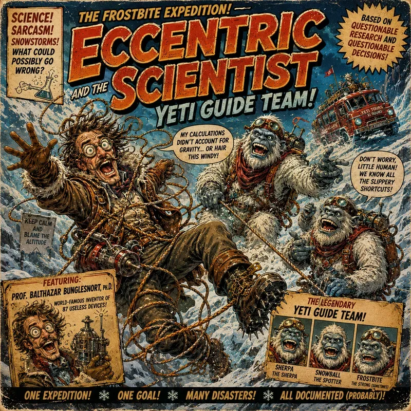 Retro Adventure Caricatures