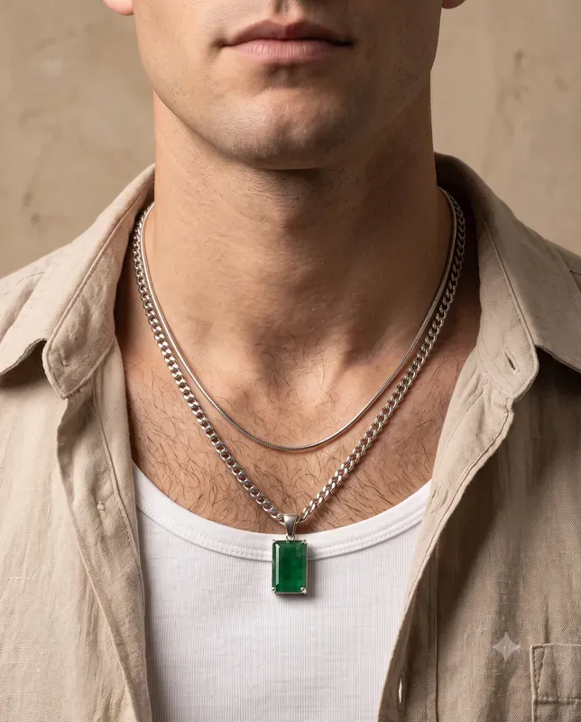 Pendant Chains On Male Models Urban