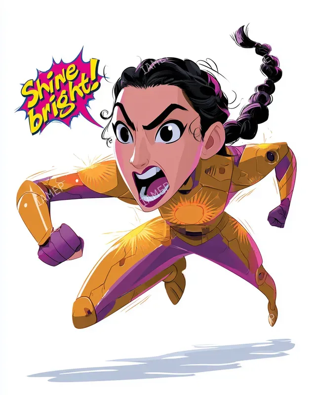 Comic Superhero Hype Portraits