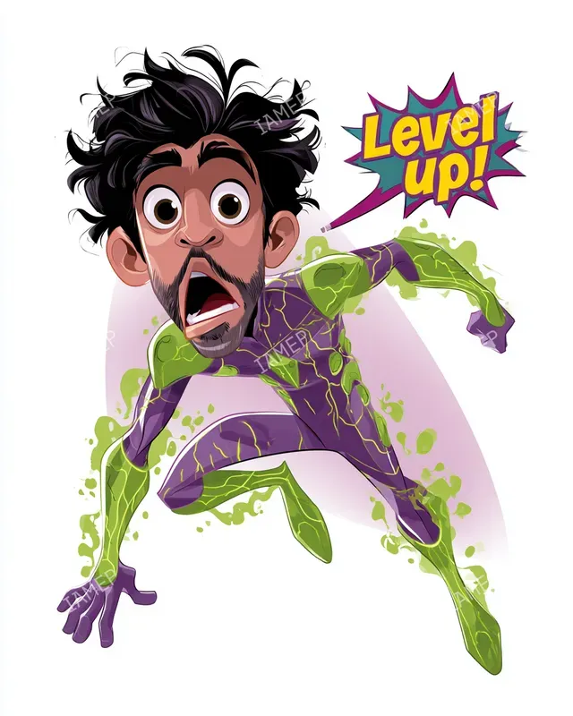 Comic Superhero Hype Portraits