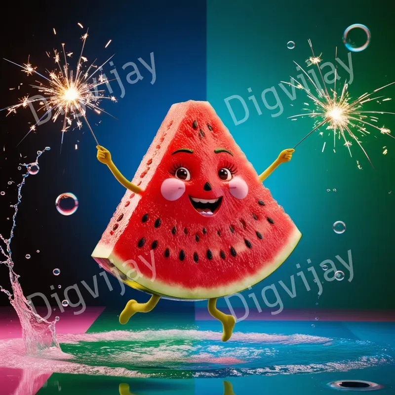 Vibrant 3D Personified Fruit Characters