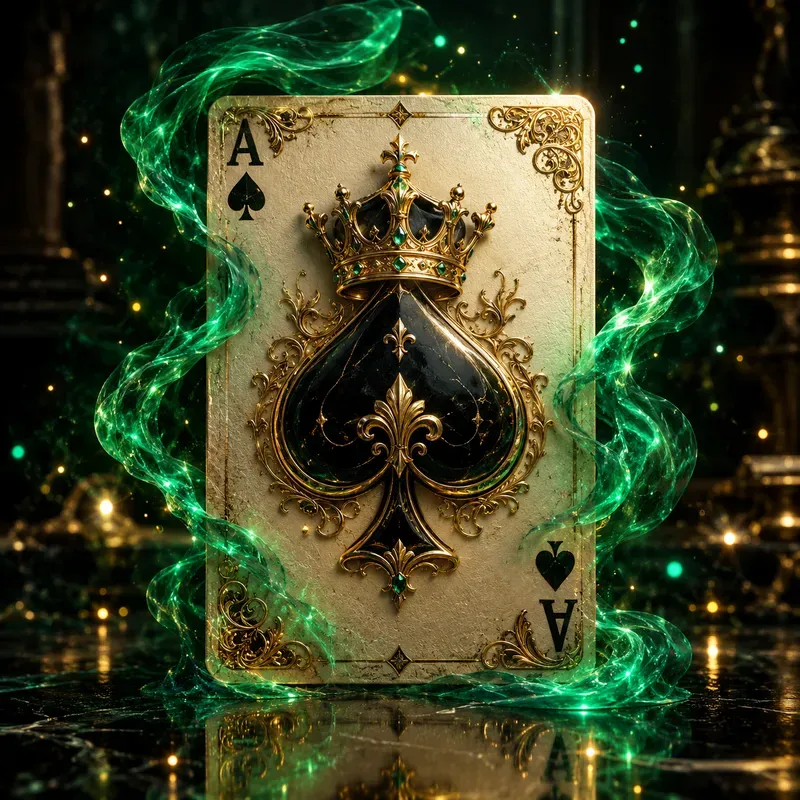 Mystical Luxury Playing Card Art