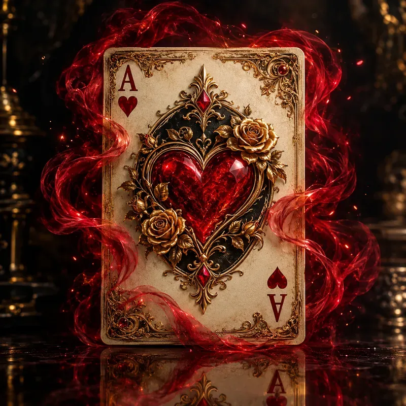 Mystical Luxury Playing Card Art