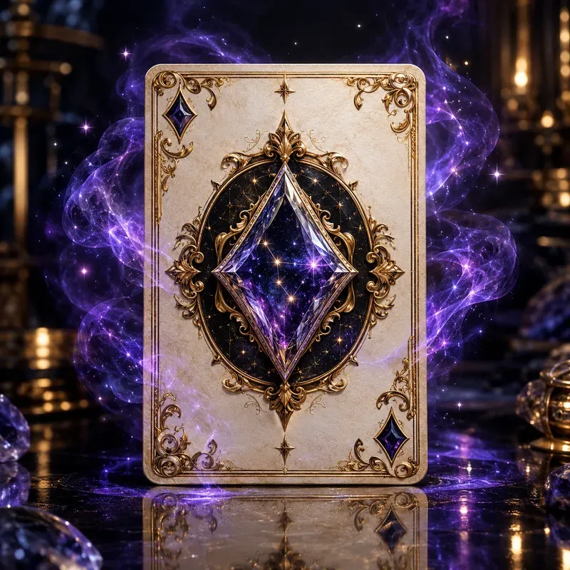 Mystical Luxury Playing Card Art