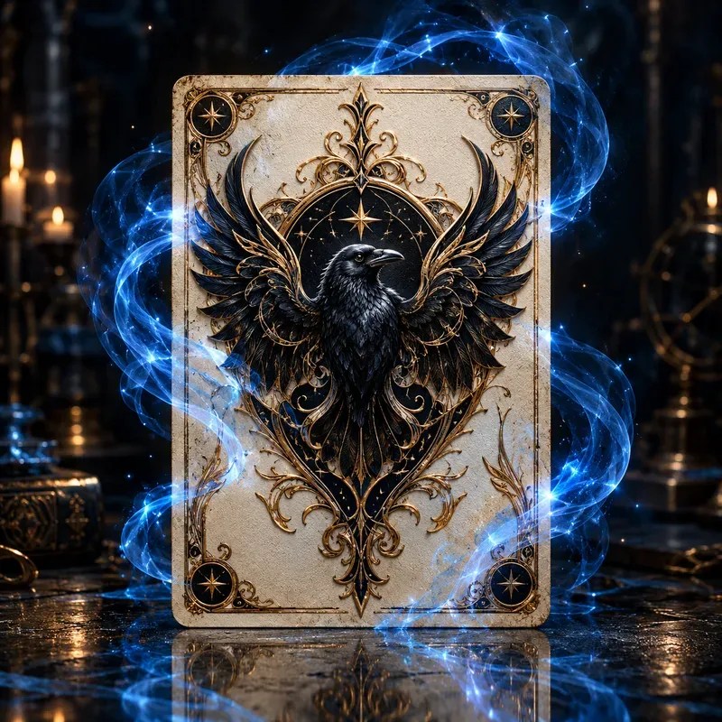 Mystical Luxury Playing Card Art