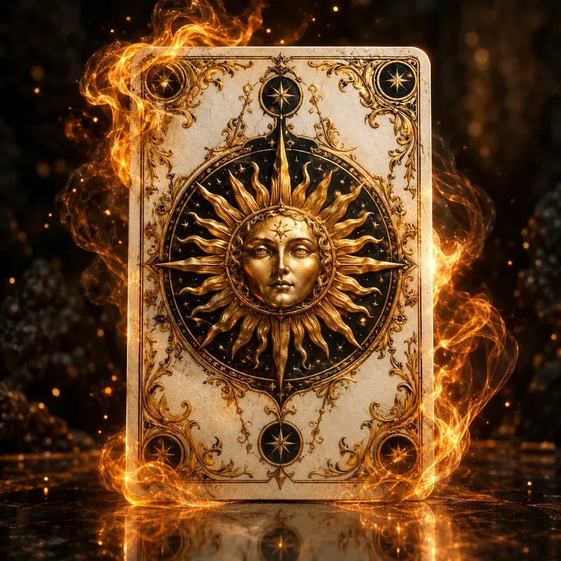 Mystical Luxury Playing Card Art