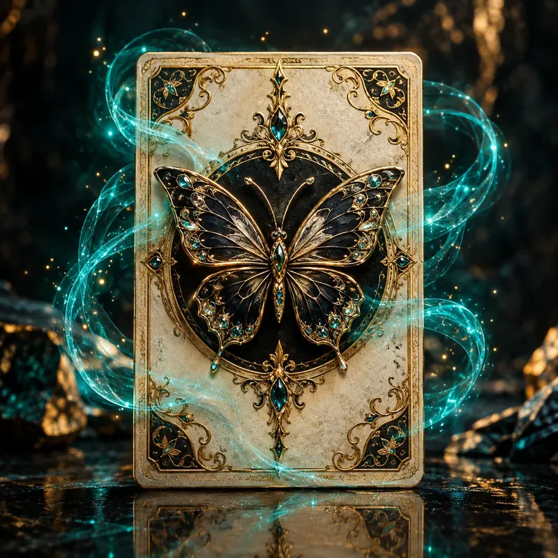 Mystical Luxury Playing Card Art