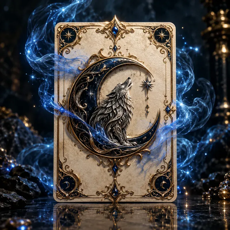Mystical Luxury Playing Card Art