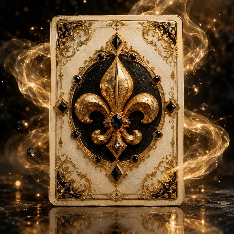 Mystical Luxury Playing Card Art