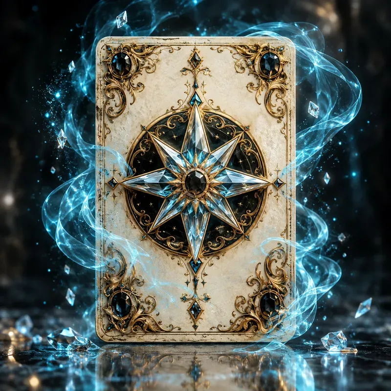 Mystical Luxury Playing Card Art