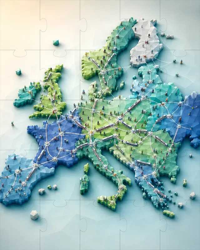 Lowpoly 3D Map Infographics