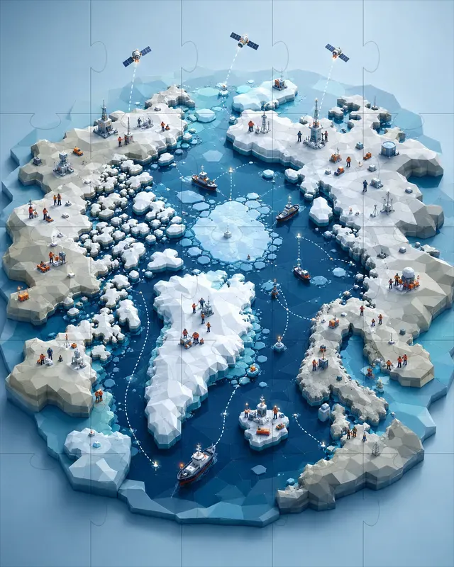Lowpoly 3D Map Infographics