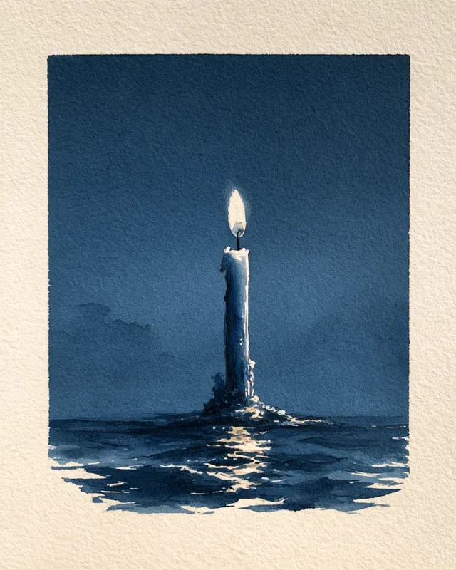 Ominous Cerulean Ink Sketches