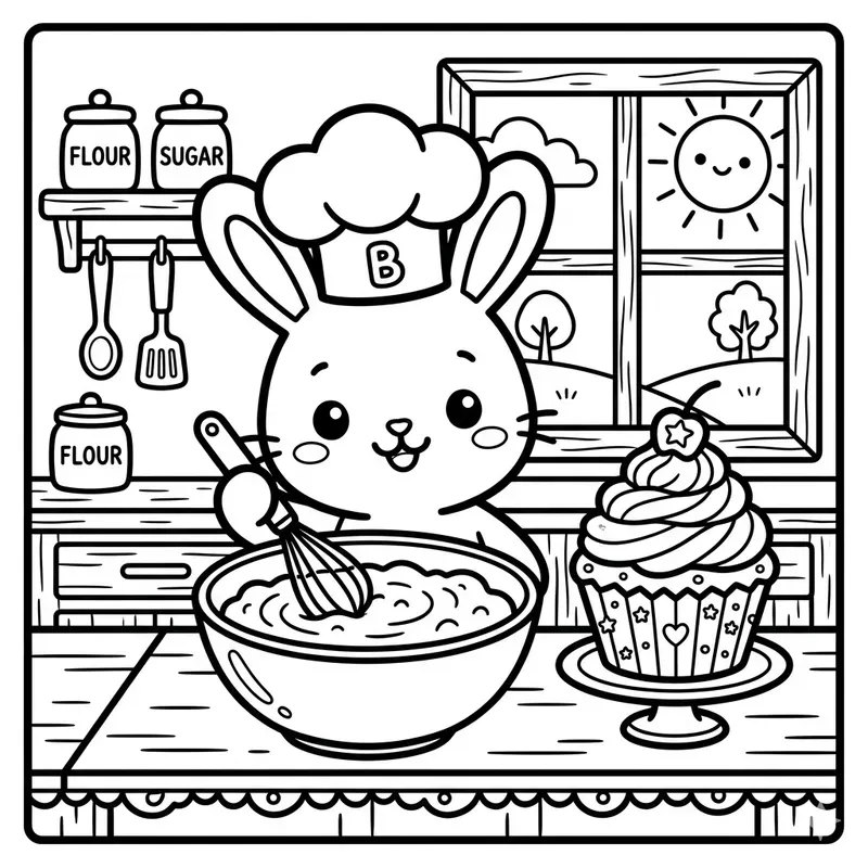Kawaii Chibi Coloring Pages