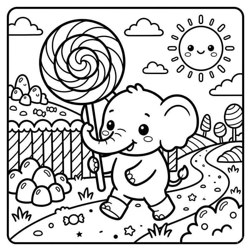 Kawaii Chibi Coloring Pages