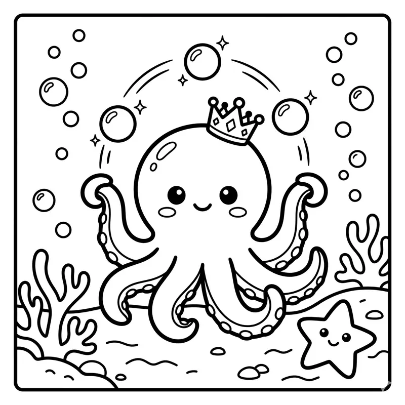 Kawaii Chibi Coloring Pages