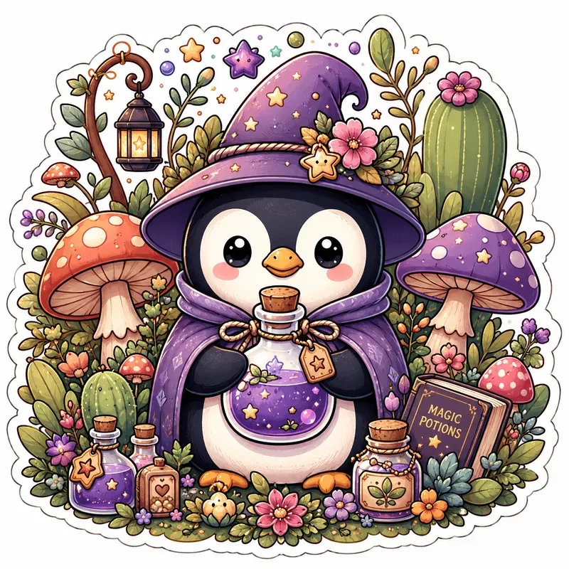 Whimsical Kawaii Garden Art