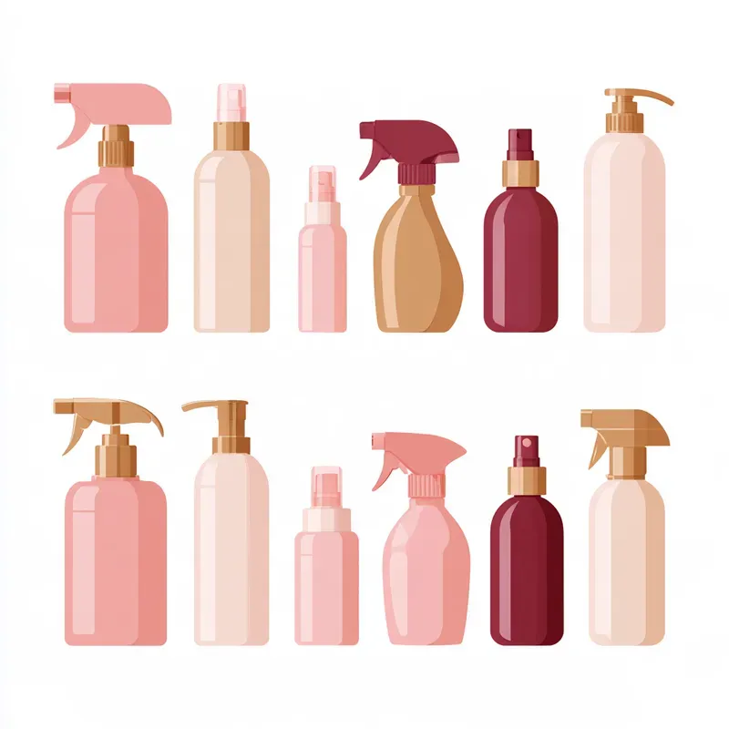 Hair Salon Tools Flat Vector Clipart Sets