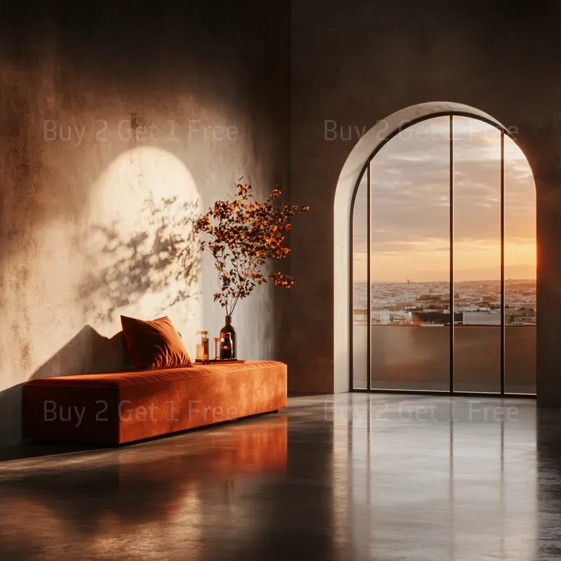 Elegant Sunset Interior Photography