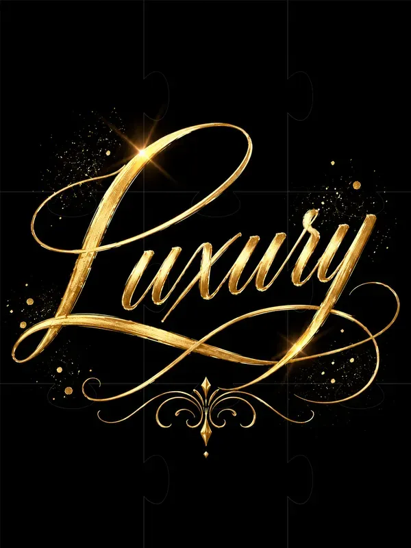Luxury Calligraphy Text Designs