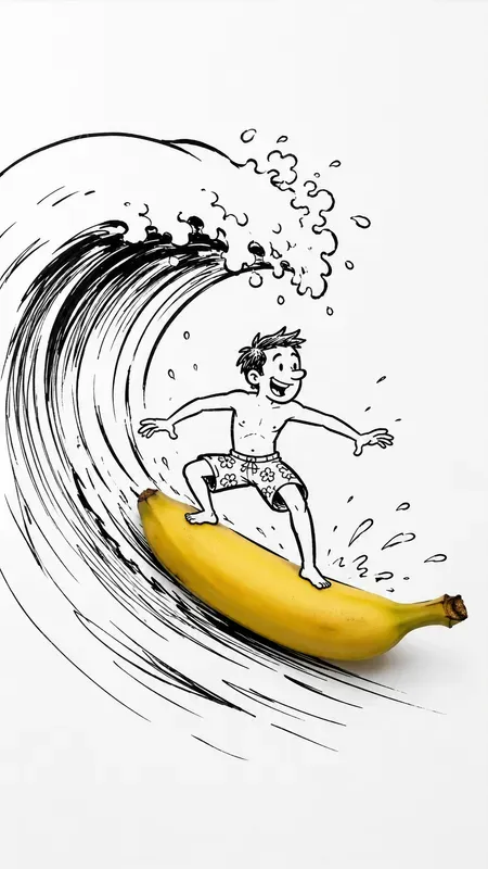 Real Objects Integrated Into Cartoons