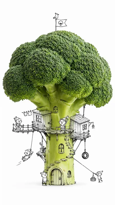 Real Objects Integrated Into Cartoons