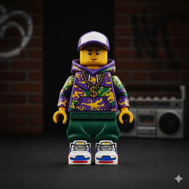 Lego Streetwear Minifigure Studio Shots