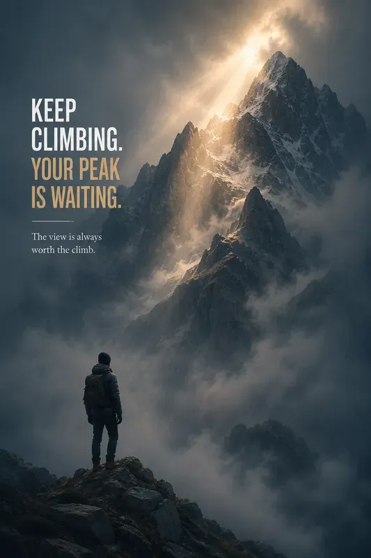 Motivational Editorial Posters