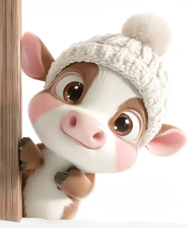 Cozy Winter Animal Photography