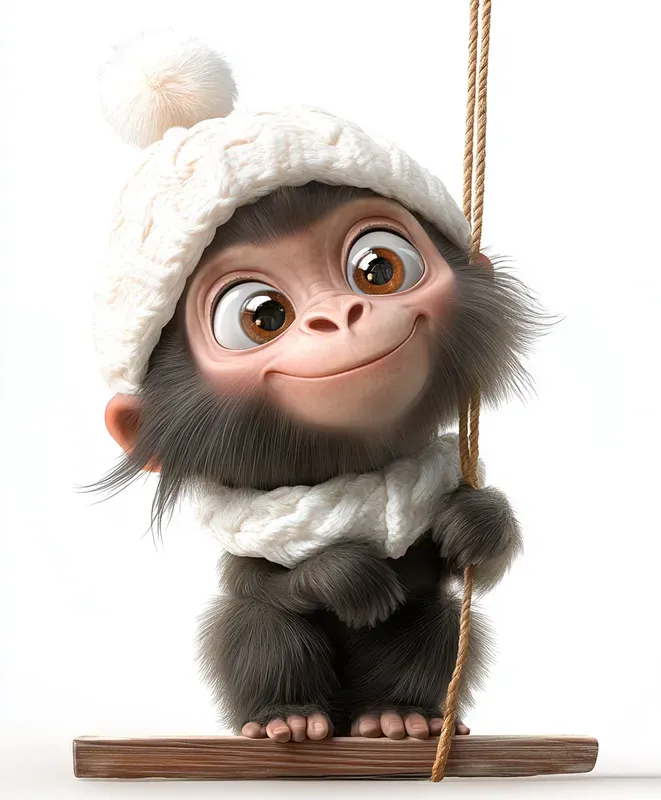 Cozy Winter Animal Photography