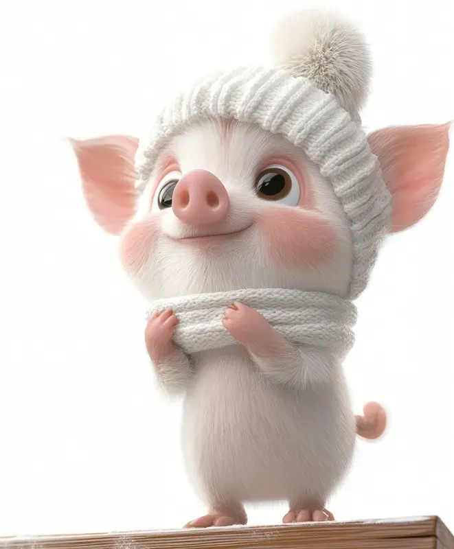 Cozy Winter Animal Photography