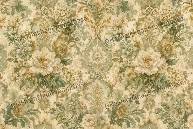 Painted Garden Seamless Floral Patterns