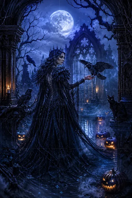 Premium Halloween Book Cover Generator
