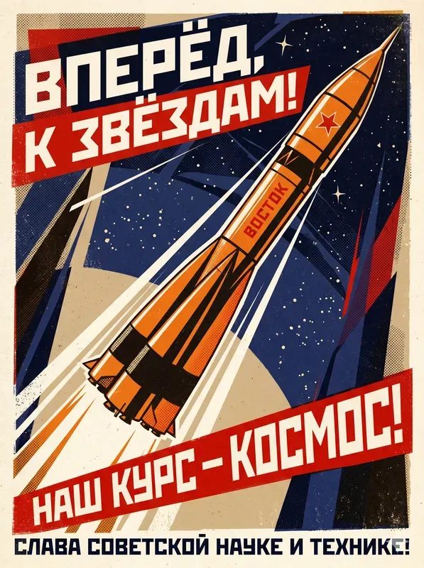 Vintage Soviet Poster Series