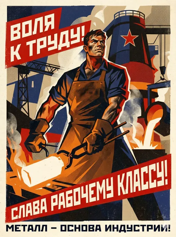 Vintage Soviet Poster Series