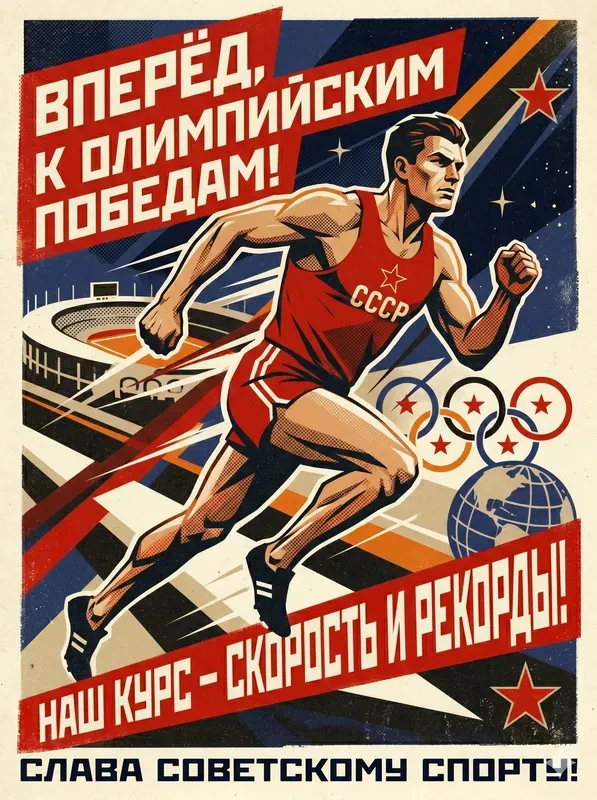 Vintage Soviet Poster Series