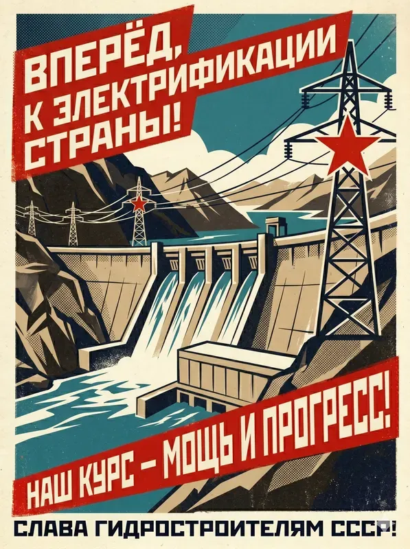 Vintage Soviet Poster Series