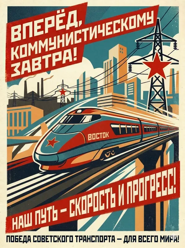 Vintage Soviet Poster Series