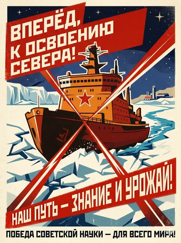 Vintage Soviet Poster Series