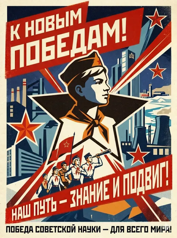Vintage Soviet Poster Series