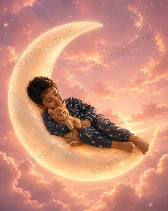 Crescent Moon Dreams For Kids Pets